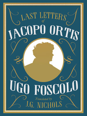 cover image of Last Letters of Jacopo Ortis
